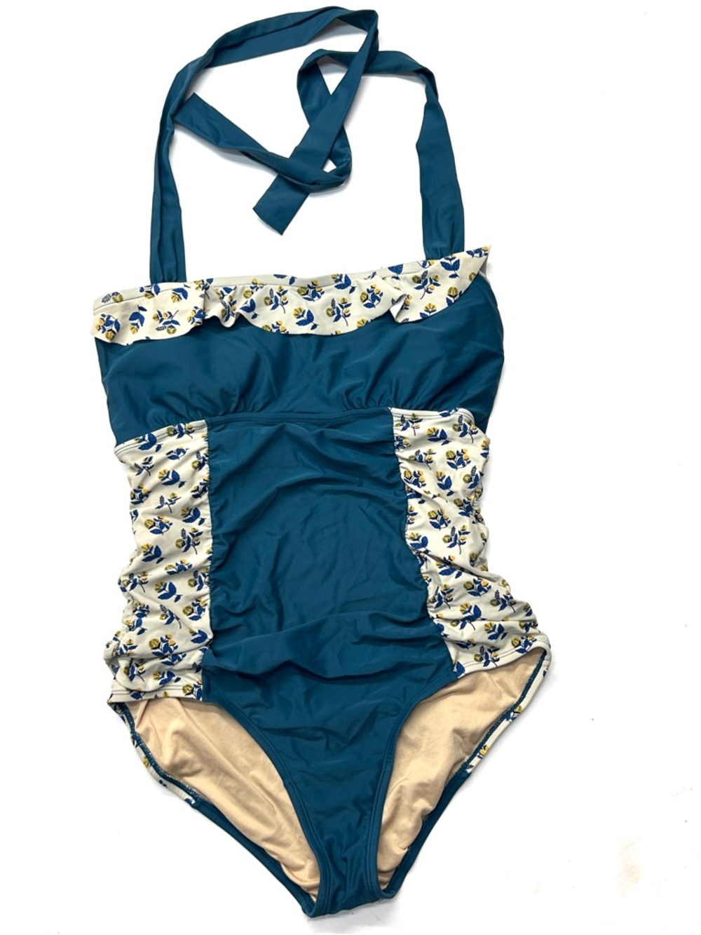 Matilda Jane Teal Floral One-Piece Swimsuit